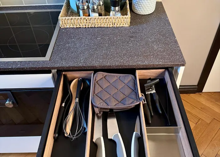 Design-apartment Benedict Luxus, Stil & Workspace