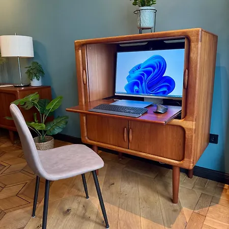 Daire Design-apartment Benedict Luxus, Stil & Workspace *