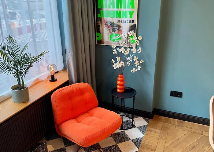 Daire Design-apartment Benedict Luxus, Stil & Workspace Berlin